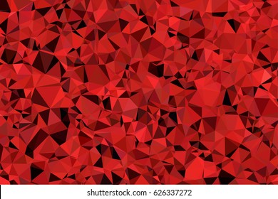 Red White Polygonal Mosaic Background, Vector illustration, Creative Business Design Templates