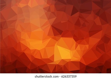Red White Polygonal Mosaic Background, Vector illustration, Creative Business Design Templates