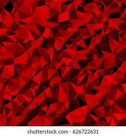 Red White Polygonal Mosaic Background, Vector illustration, Creative Business Design Templates