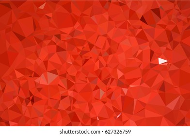 Red White Polygonal Mosaic Background, Vector illustration, Creative Business Design Templates