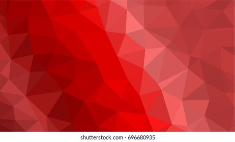 Red White Polygonal Mosaic Background, Vector illustration, Creative Business Design Templates