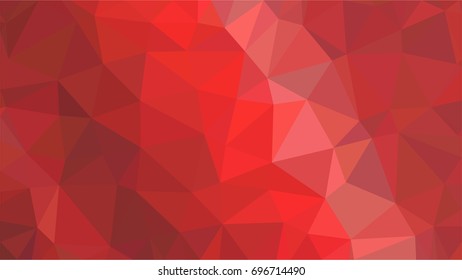 Red White Polygonal Mosaic Background, Vector illustration, Creative Business Design Templates
