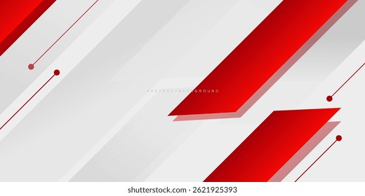 Red white professional geometric background design