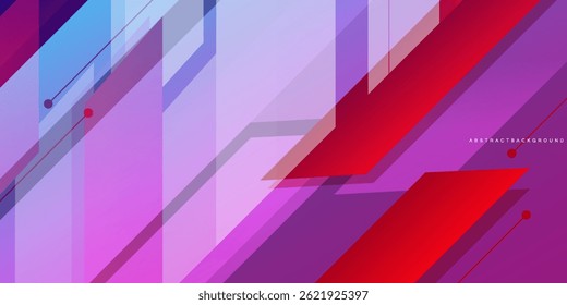 Red white professional geometric background design