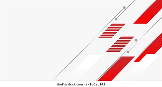 Red white professional geometric background design