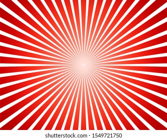 Red and white radial background