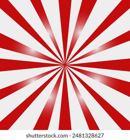 A red and white radial background that is commonly used for overlays, comic boxes and others.
