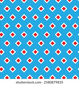 red and white rectangle pattern design