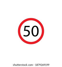 icono rojo y blanco en el fondo blanco, ilustración vectorial