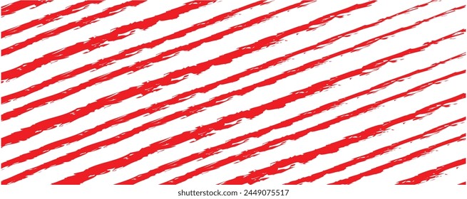 Red, white rough stripes texture seamless pattern. Great for modern wallpaper, backgrounds, invitations, packaging design projects. Surface pattern design.