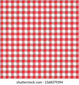 red and white seamless check pattern