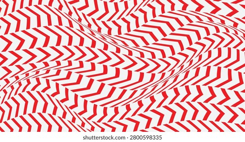 Red and white seamless maze pattern vector illustration of a labyrinth puzzle design concept wallpaper showing paths confusion challenge and solution exit way finding