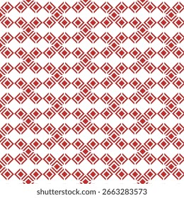 red and white seamless pattern, tessellation, repeating shapes, gaps or overlaps, rhombus shapes, arranged in rows and columns, repeating geometric pattern, textiles, wallpaper, decorative design