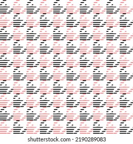 red and white seamless repeating pattern houndstooth