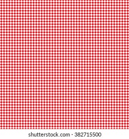 red with white seamless small diamonds pattern