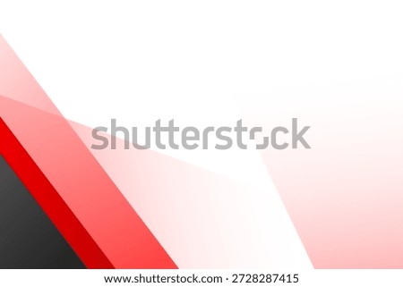 Red and white shape geometric abstract background with space for text and message. template design