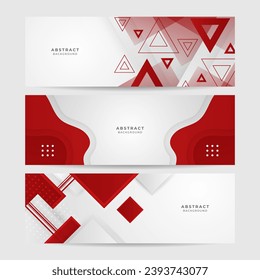 Red and white shiny hi-tech motion background