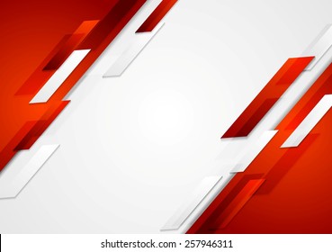 Red   white shiny hi  tech motion background  Vector design