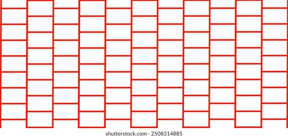 Red and white square texture background