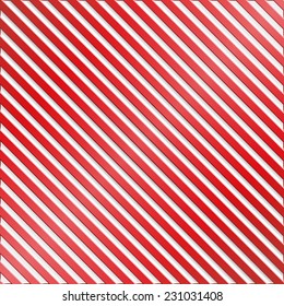 Red and white striped background, vector eps10 illustration