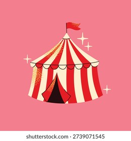 Ilustración vectorial roja y