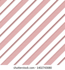 Red white striped texture seamless pattern. Vector illustration.