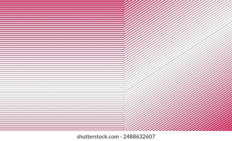 Imagen de Vector de fondo abstracto de rayas rojas y blancas para el fondo o la presentación