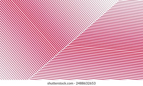 Red and white stripes abstract background vector image for backdrop or presentation