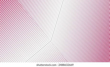 Red and white stripes abstract background vector image for backdrop or presentation