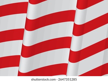 red and white stripes indonesia flag background vector