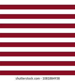 Red and White Stripes Seamless Pattern - Horizontal red and white stripes seamless pattern