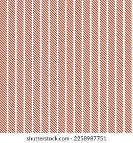 Red and white summer pinstripe. Seamless vector striped pattern suitable for fashion, home decor and stationary.