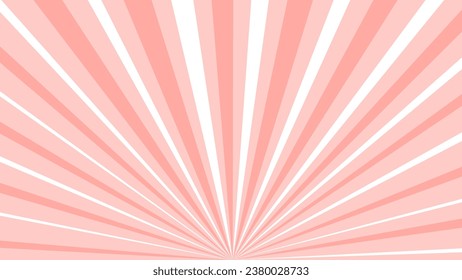 Red and white sunburst background
