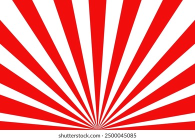 red and white sunburst background vector design. comic background with retro rays.Sunburst Pattern Background.