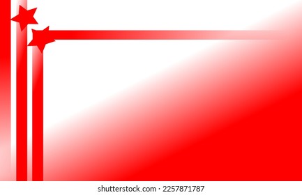 Red and White Template with Gradient effect