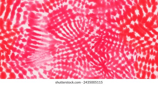 Red and white tie dye pattern Ink , colorful tie dye pattern abstract background. Tie Dye two Tone Clouds . Abstract batik brush seamless and repeat pattern design