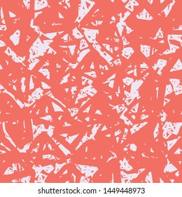Red and White tie dye seamless pattern.  Shibori seamless print. Watercolor hand drawn batik.  Handmade watercolour shirt tie dye pattern. Japan traditional tile. Coral and White shibori.