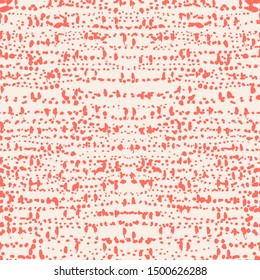Red and White tie dye seamless pattern.  Shibori seamless print. Watercolor hand drawn batik.  Handmade watercolour shirt tie dye pattern. Japan traditional tile. Pink and Beige shibori.