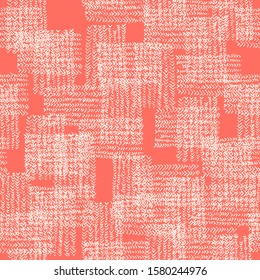 Red and White tie dye seamless pattern.  Shibori seamless print. Watercolor hand drawn batik.  Handmade watercolour shirt tie dye pattern. Japan traditional tile. Rose and Beige shibori.