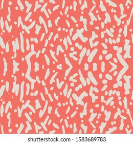 Red and White tie dye seamless pattern.  Shibori seamless print. Watercolor hand drawn batik.  Handmade watercolour shirt tie dye pattern. Japan traditional tile. Red and White shibori.