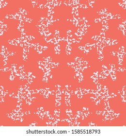 Red and White tie dye seamless pattern.  Shibori seamless print. Watercolor hand drawn batik.  Handmade watercolour shirt tie dye pattern. Japan traditional tile. Burgundy and Beige shibori.