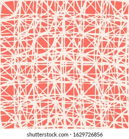 Red and White tie dye seamless pattern.  Shibori seamless print. Watercolor hand drawn batik.  Handmade watercolour shirt tie dye pattern. Japan traditional tile. Rose and White shibori.
