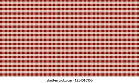 Red and white traditional gingham background.Texture from squares for -tablecloths, clothes, shirts, dresses, paper and other textile products.llustration.
