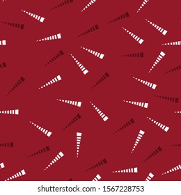 red and white triangle pattern on red background