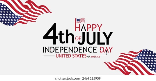 Red, White, and True Captivating Vector Design for July 4th Celebration