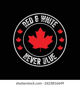 Red White Typography T-shirt Design