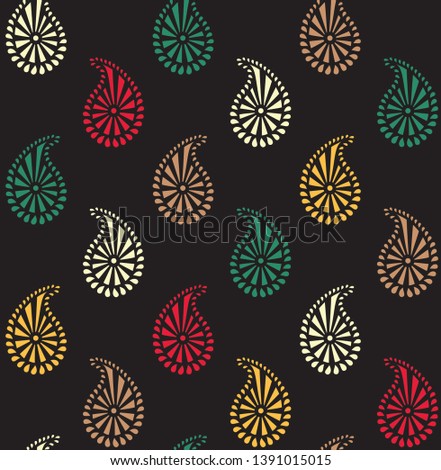 red white vector on black background