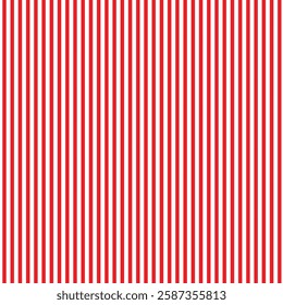 Red and white vertical lines Seamless Pattern. Striped modern motley Design background. EPS vector illustration