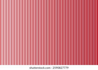 Red and White Vertical Striped Background Pattern.