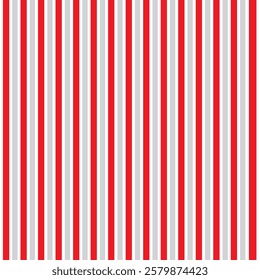 Red and white vertical stripes background